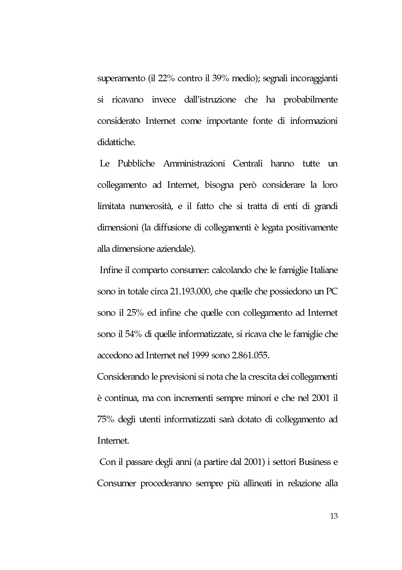 Anteprima della tesi: Impatto di Internet sulle strategie ed attività commerciali di una Pmi: il caso Pastificio Lucio Garofalo, Pagina 13