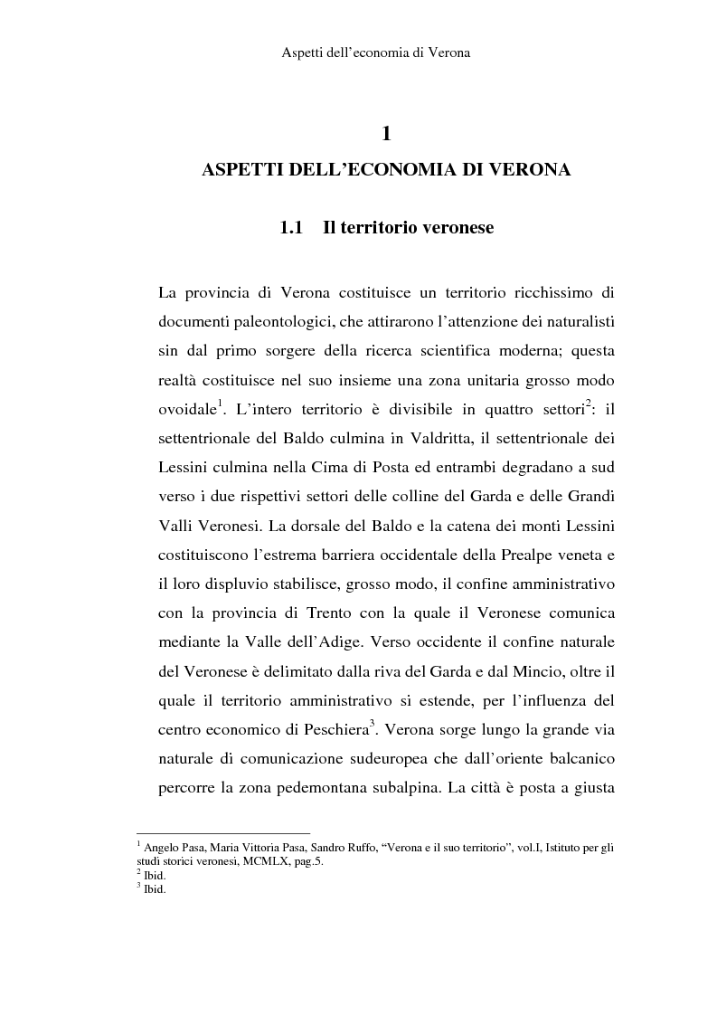 Anteprima della tesi: Il turismo internazionale a Verona, Pagina 6