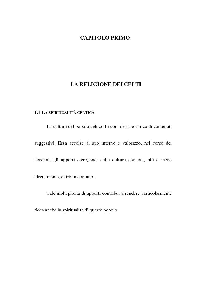 Anteprima della tesi: L'Europa precristiana e il sistema filosofico-religioso dei Celti, Pagina 11