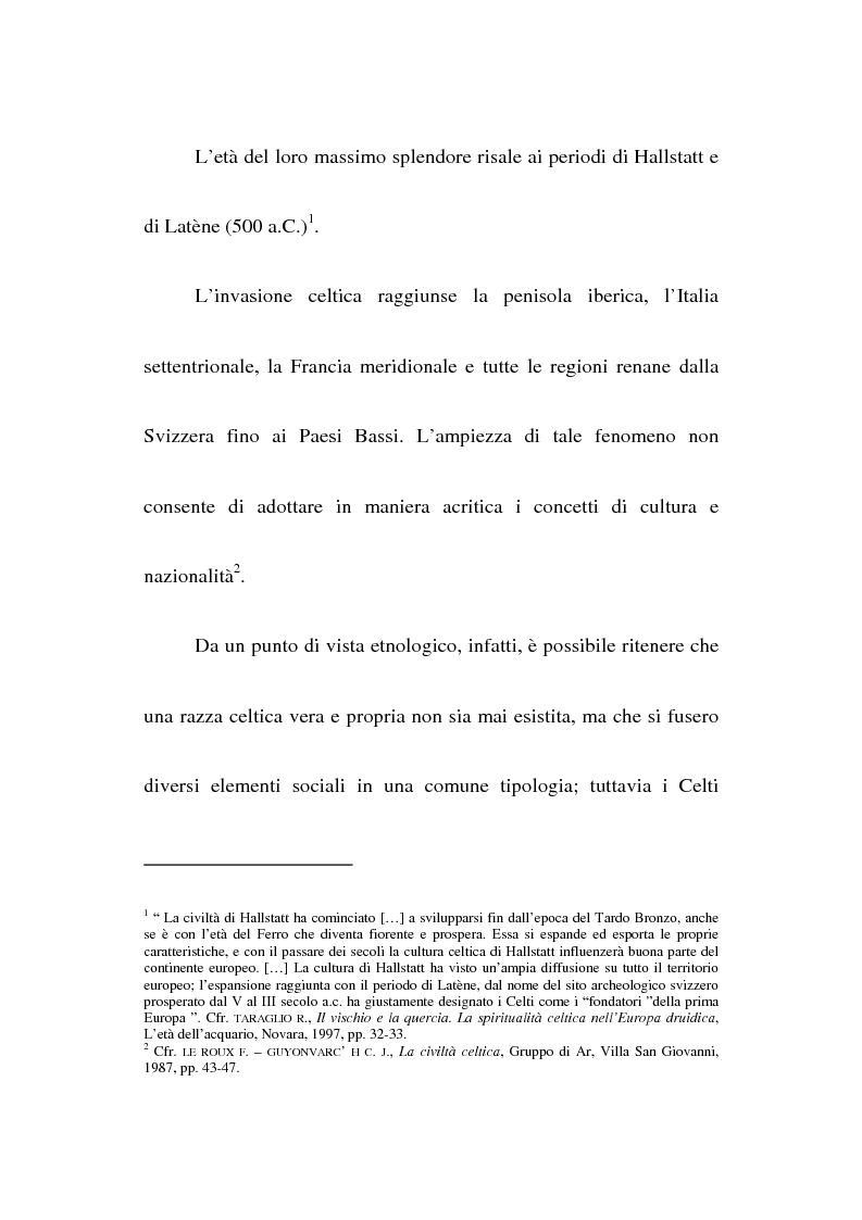 Anteprima della tesi: L'Europa precristiana e il sistema filosofico-religioso dei Celti, Pagina 2