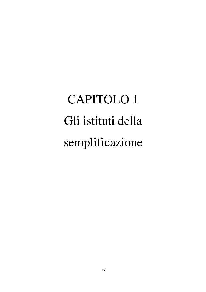 Anteprima della tesi: La semplificazione del procedimento di pubblico appalto, Pagina 10