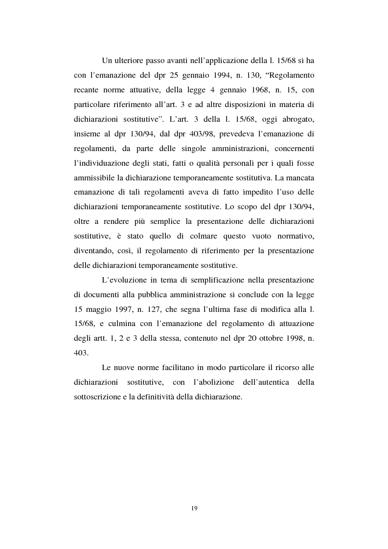 Anteprima della tesi: La semplificazione del procedimento di pubblico appalto, Pagina 14