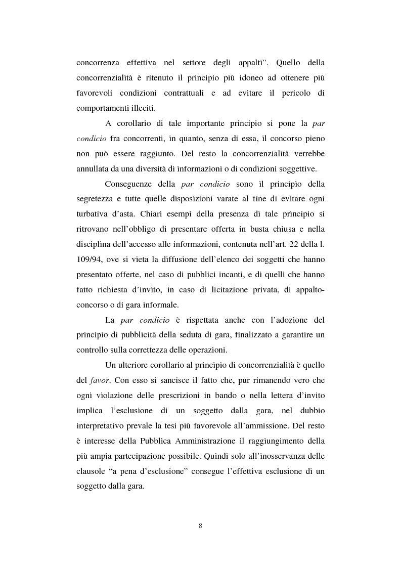 Anteprima della tesi: La semplificazione del procedimento di pubblico appalto, Pagina 3