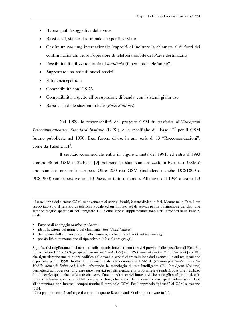Anteprima della tesi: Misure a radiofrequenza per la verifica di conformità di terminali mobili GSM: aspetti normativi e nuove proposte, Pagina 5