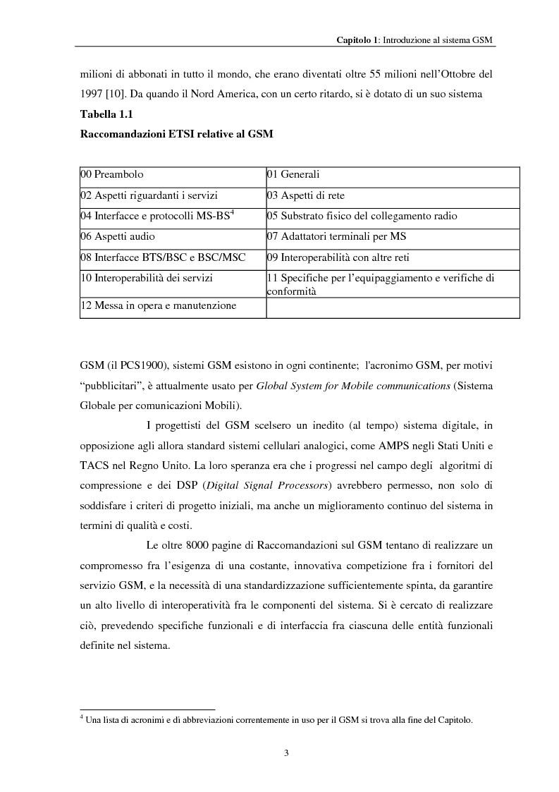 Anteprima della tesi: Misure a radiofrequenza per la verifica di conformità di terminali mobili GSM: aspetti normativi e nuove proposte, Pagina 6