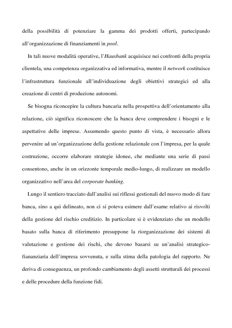Anteprima della tesi: Il nuovo rapporto banca impresa: grandi fidi e legame partecipativo, Pagina 6