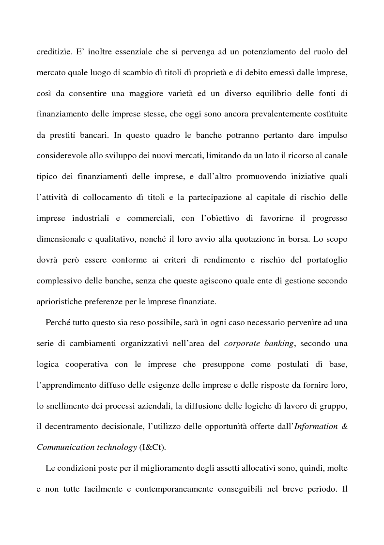 Anteprima della tesi: Il nuovo rapporto banca impresa: grandi fidi e legame partecipativo, Pagina 8