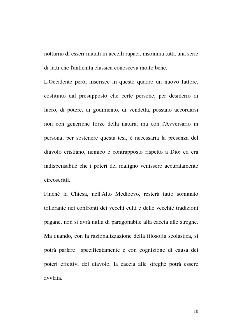 Anteprima della tesi: Triora, la città del male: streghe diavoli inquisitori nel Ponente Ligure rinascimentale, Pagina 10