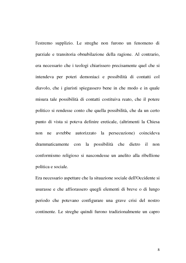 Anteprima della tesi: Triora, la città del male: streghe diavoli inquisitori nel Ponente Ligure rinascimentale, Pagina 8