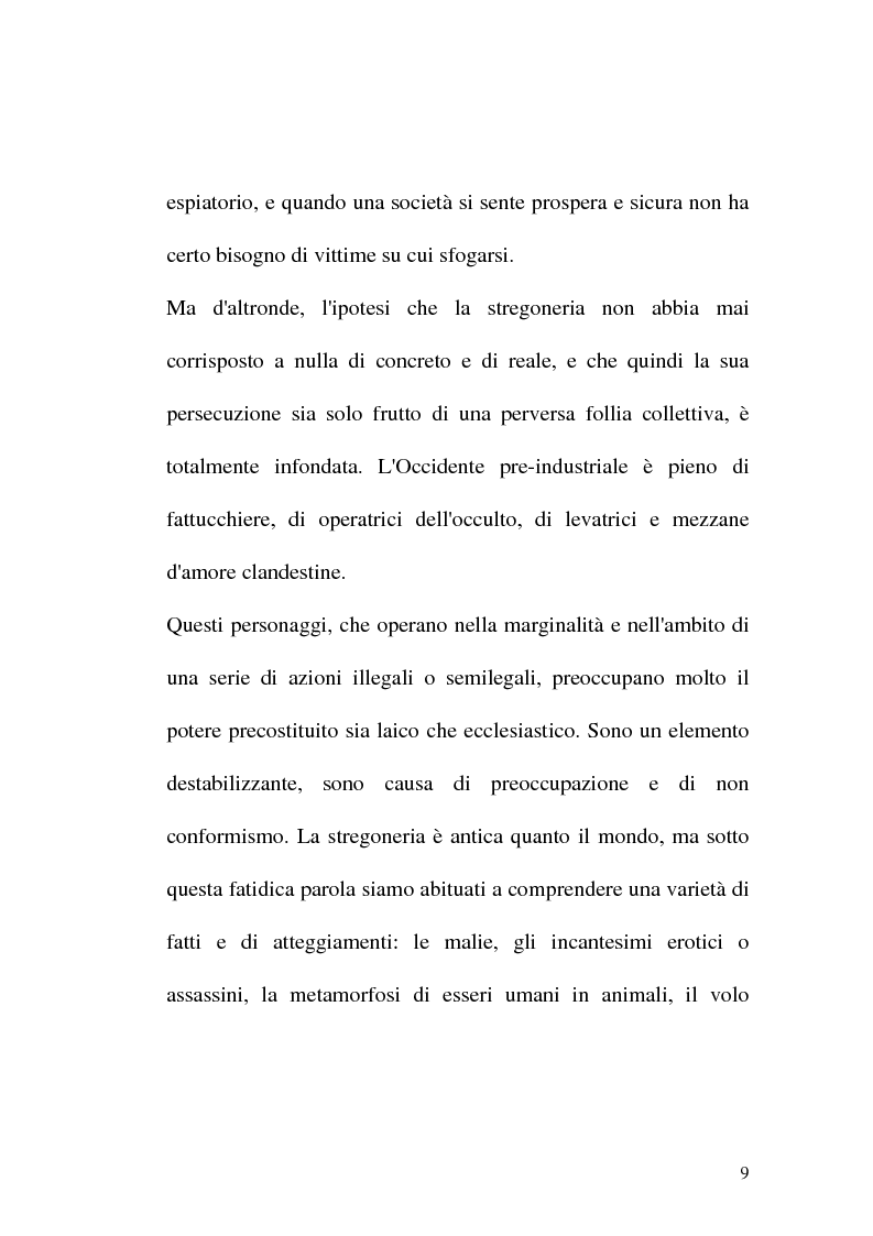 Anteprima della tesi: Triora, la città del male: streghe diavoli inquisitori nel Ponente Ligure rinascimentale, Pagina 9