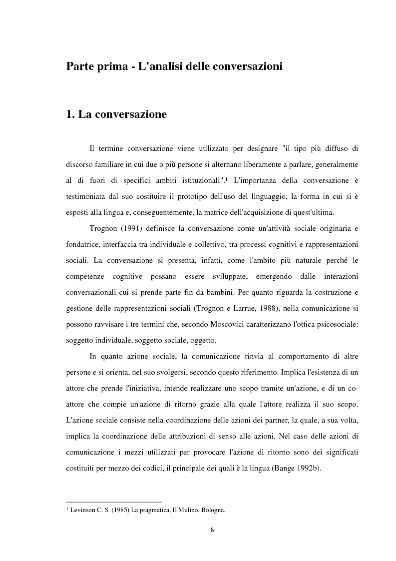 Anteprima della tesi: Analisi delle conversazioni di interazione in ambienti virtuali, Pagina 4