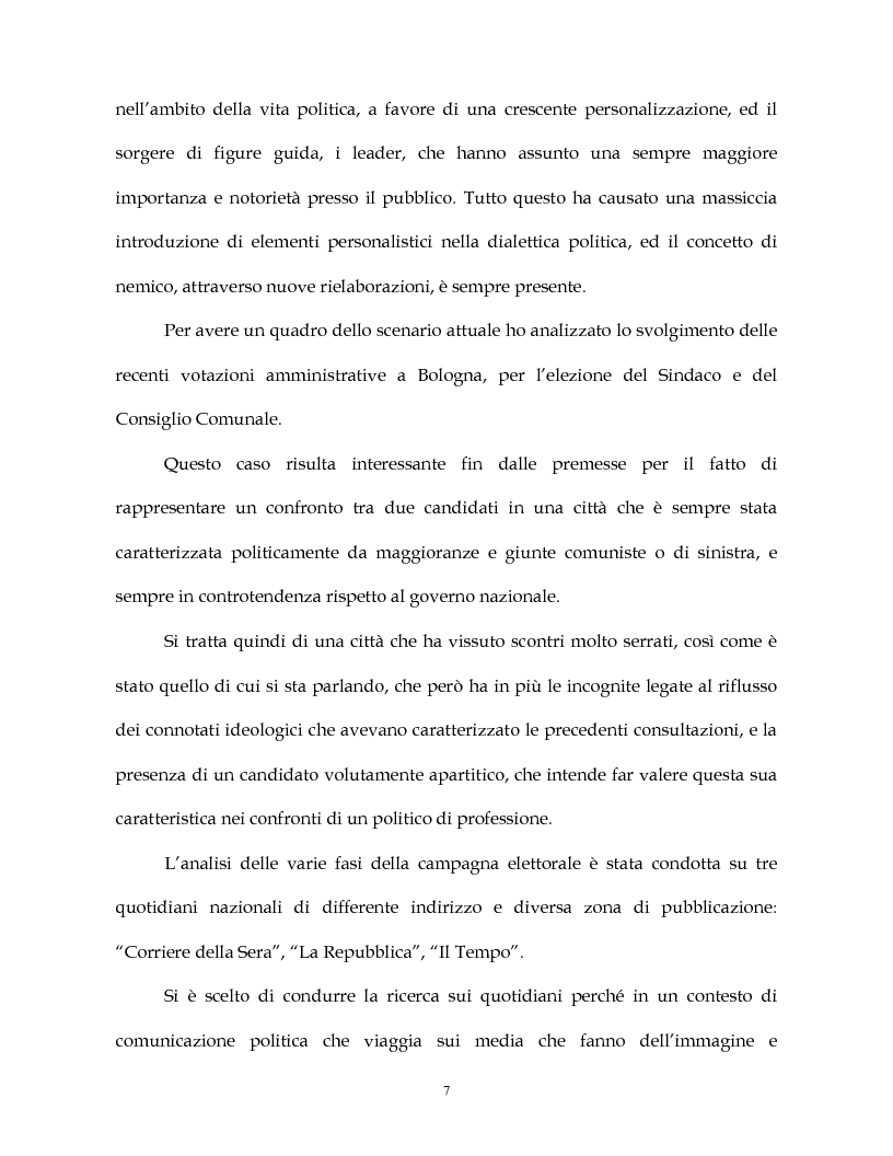 Anteprima della tesi: La costruzione simbolica del nemico nella comunicazione politica, Pagina 4