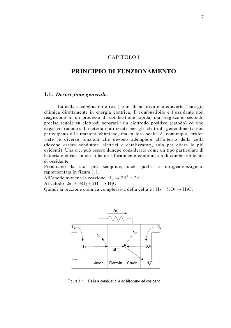 Anteprima della tesi: Le celle a combustibile: analisi tecnico-economica, Pagina 5