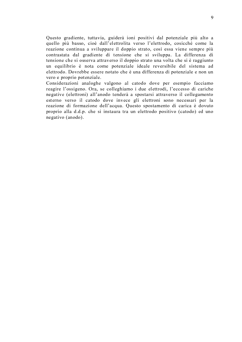 Anteprima della tesi: Le celle a combustibile: analisi tecnico-economica, Pagina 7