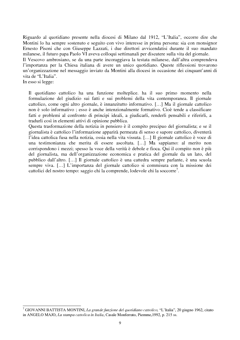 Anteprima della tesi: Una voce fuori dal coro: Avvenire, il quotidiano dei cattolici italiani, Pagina 2