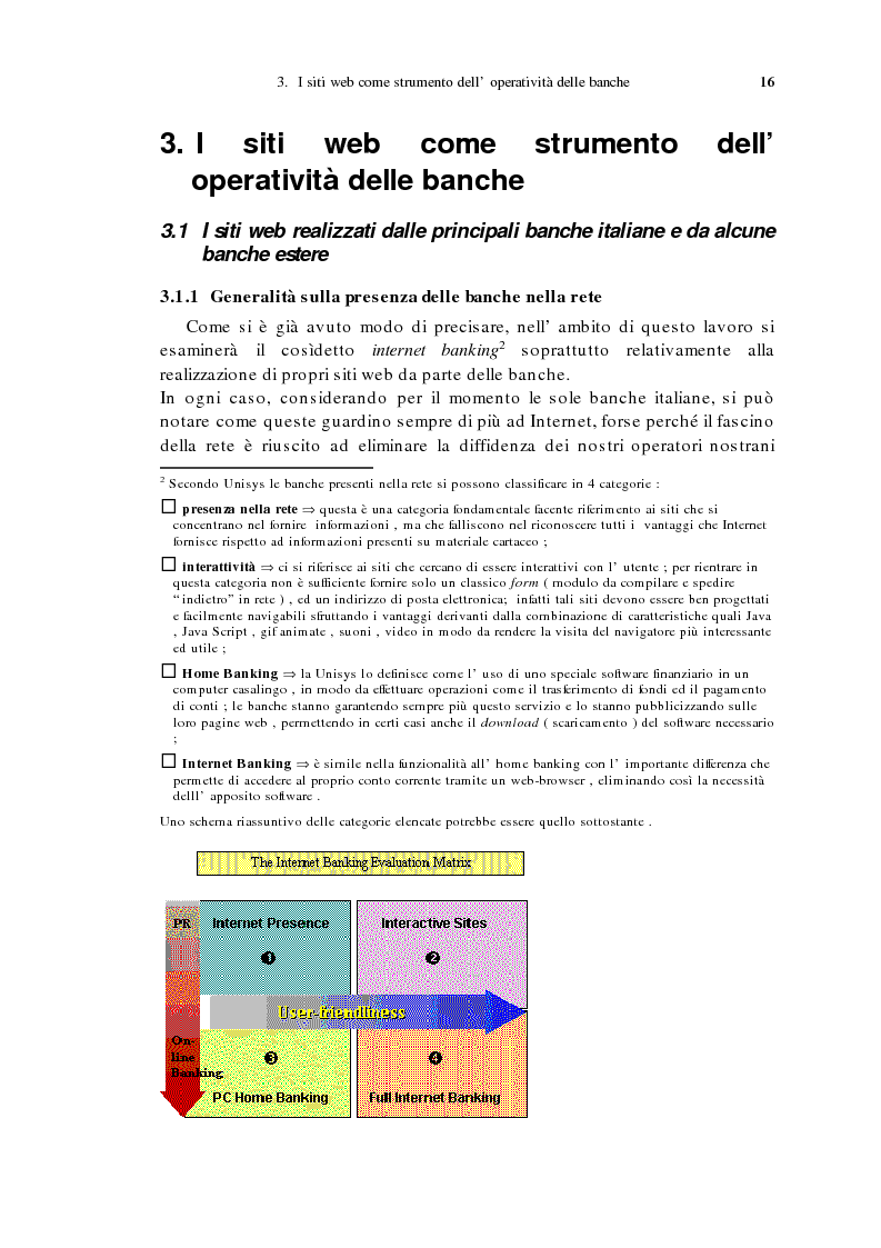 Anteprima della tesi: L'home banking e la presenza delle banche in Internet, Pagina 13