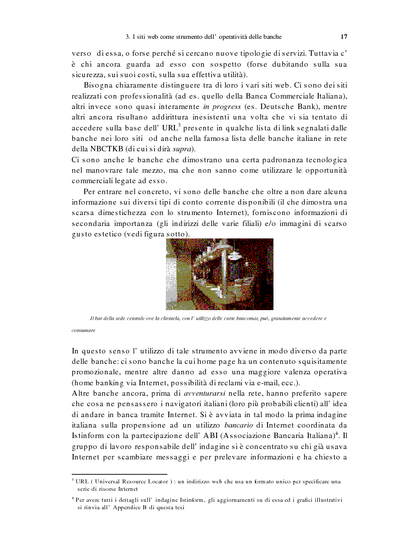 Anteprima della tesi: L'home banking e la presenza delle banche in Internet, Pagina 14