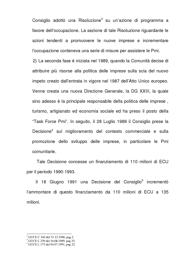 Anteprima della tesi: L'azione dell'Unione Europea a favore delle Piccole e Medie Imprese, Pagina 15