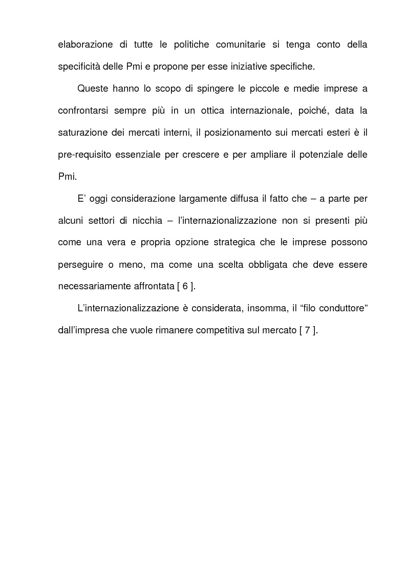 Anteprima della tesi: L'azione dell'Unione Europea a favore delle Piccole e Medie Imprese, Pagina 8