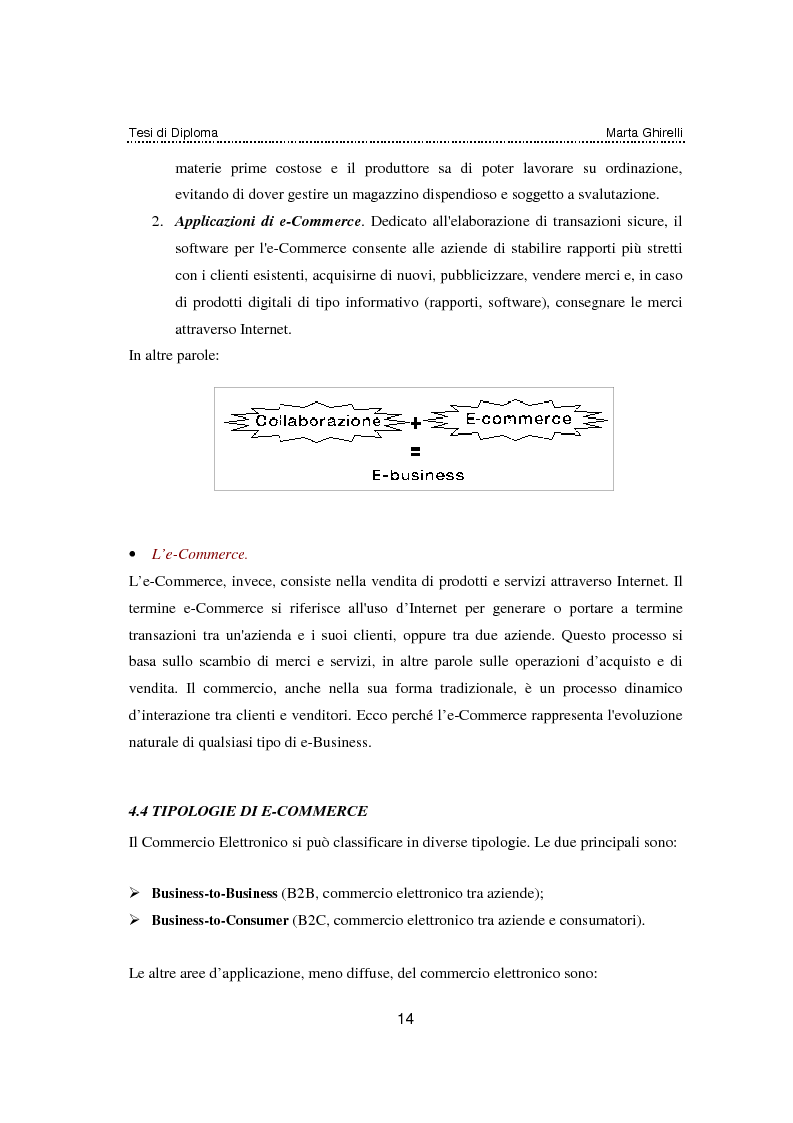 Anteprima della tesi: Commercio elettronico. Progettazione e sviluppo di un negozio on line., Pagina 10