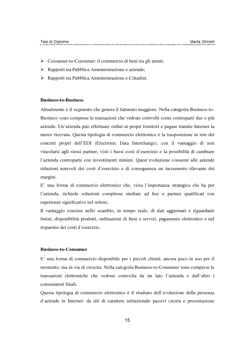 Anteprima della tesi: Commercio elettronico. Progettazione e sviluppo di un negozio on line., Pagina 11