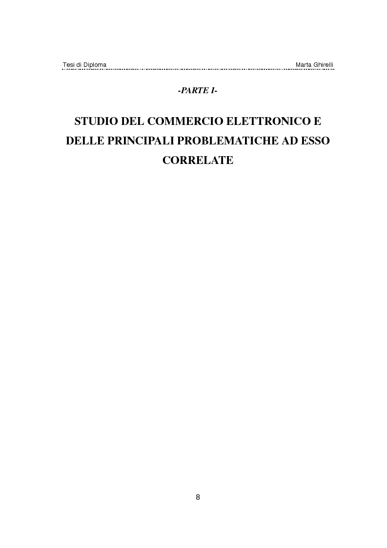 Anteprima della tesi: Commercio elettronico. Progettazione e sviluppo di un negozio on line., Pagina 4