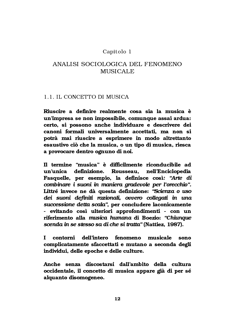 Anteprima della tesi: La musica come strumento di comunicazione aziendale, Pagina 7