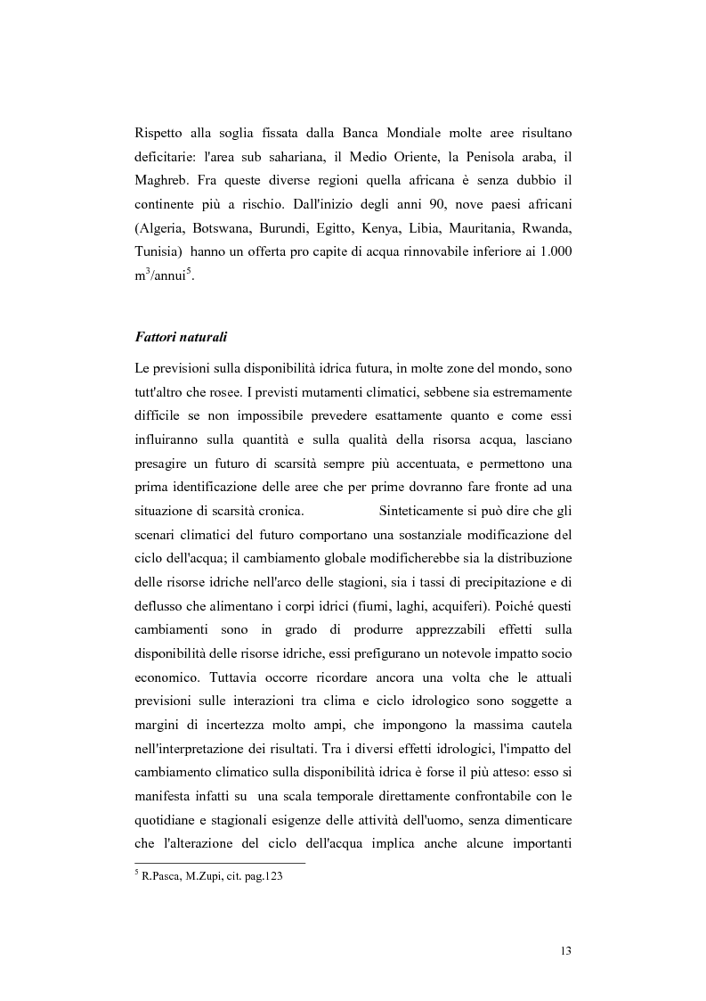 Anteprima della tesi: L'acqua come motivo di conflitto: il caso turco siriano, Pagina 11