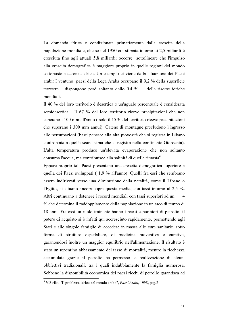 Anteprima della tesi: L'acqua come motivo di conflitto: il caso turco siriano, Pagina 13