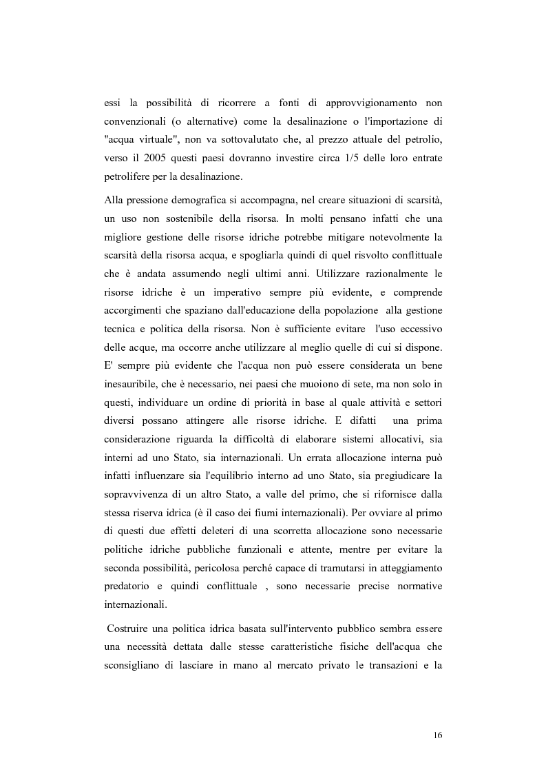 Anteprima della tesi: L'acqua come motivo di conflitto: il caso turco siriano, Pagina 14