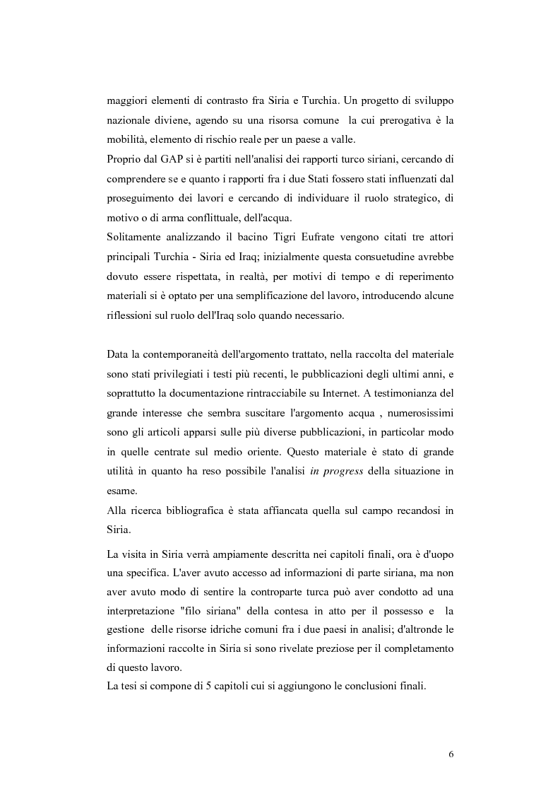 Anteprima della tesi: L'acqua come motivo di conflitto: il caso turco siriano, Pagina 4