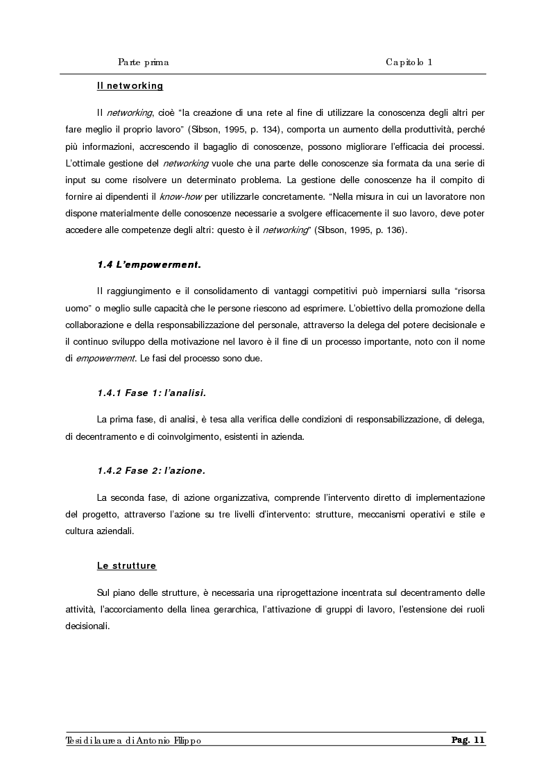 Anteprima della tesi: Le ricerche di marketing interno per la customer satisfaction. Un'indagine empirica sulla Cassa di Risparmio di Calabria e di Lucania., Pagina 13