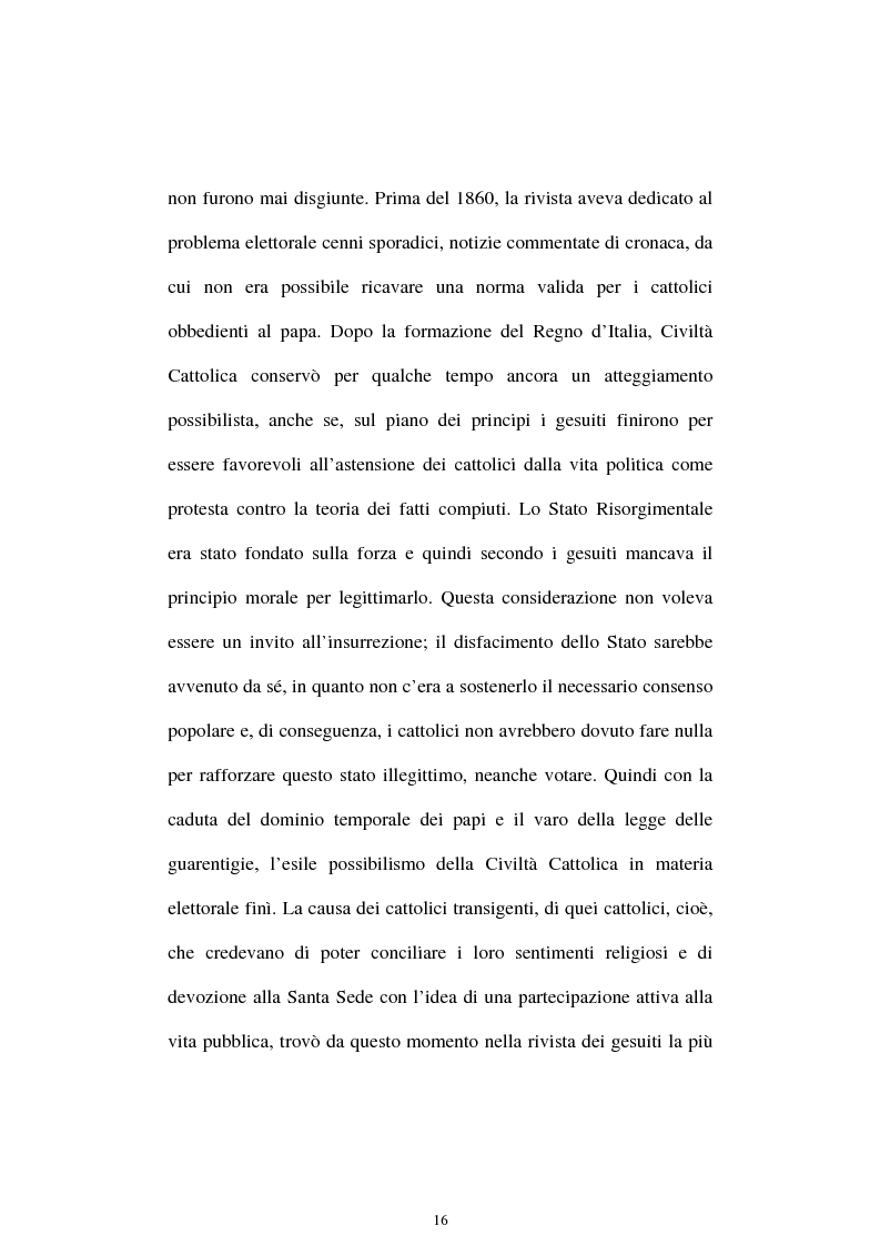 Anteprima della tesi: Un quadriennio di Pontificato di Pio X, 1903 - 1907. Un’analisi attraverso l’Osservatore Romano e la Civiltà Cattolica., Pagina 12