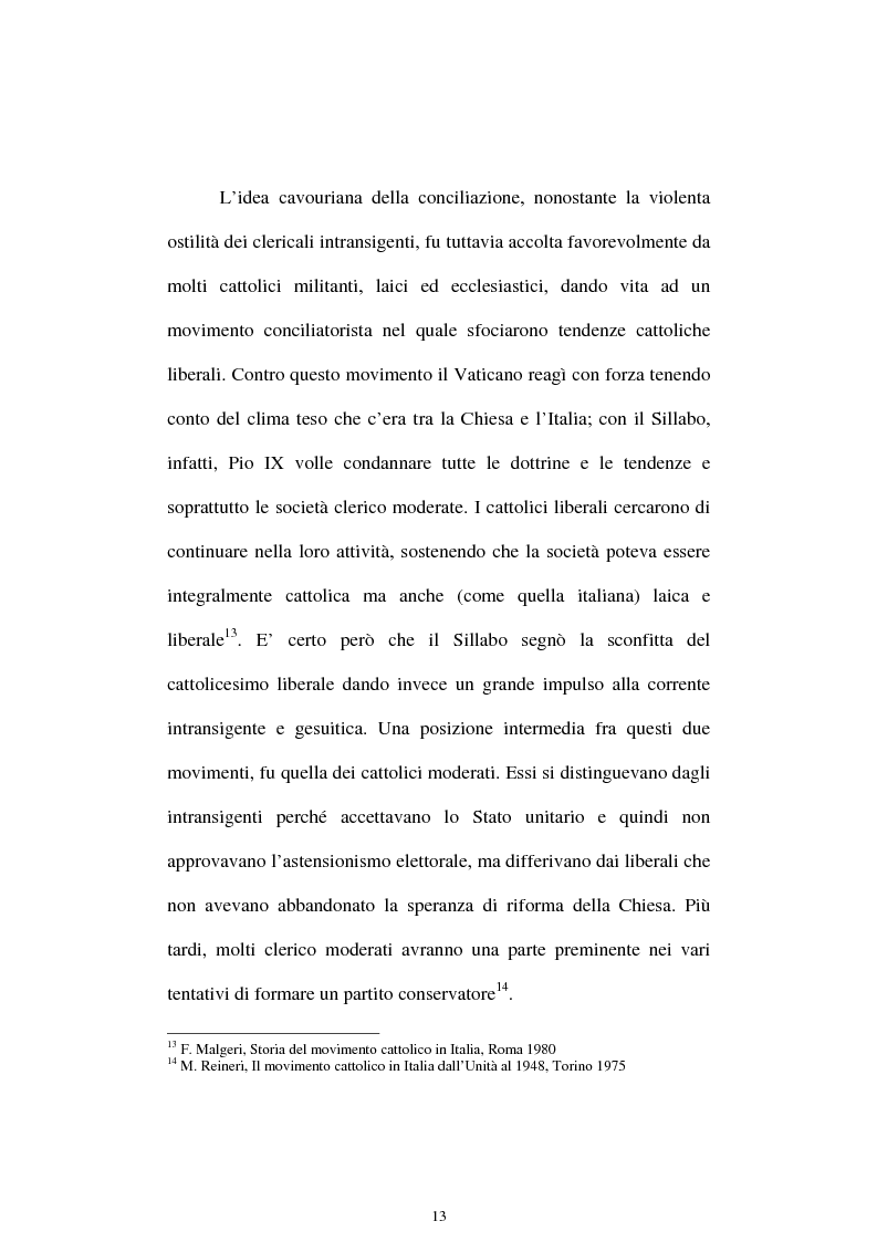 Anteprima della tesi: Un quadriennio di Pontificato di Pio X, 1903 - 1907. Un’analisi attraverso l’Osservatore Romano e la Civiltà Cattolica., Pagina 9