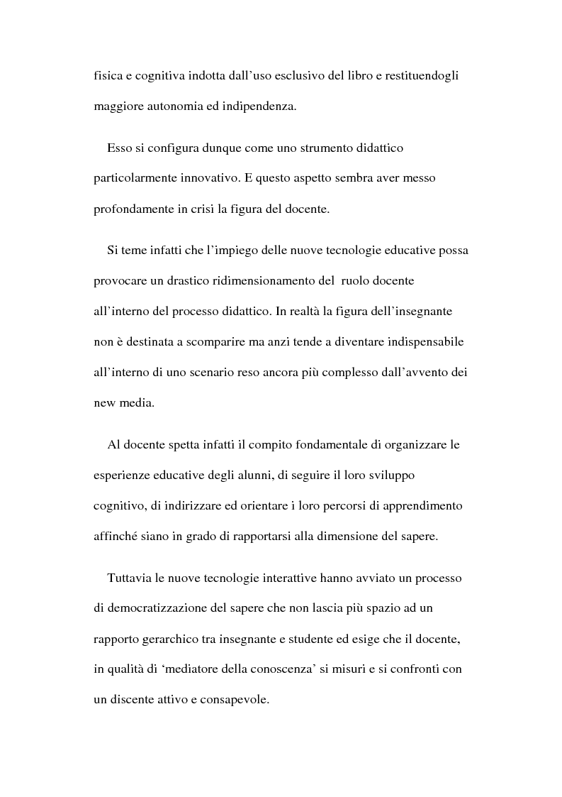 Anteprima della tesi: Ipertesto: problematiche relative alla formazione, Pagina 3
