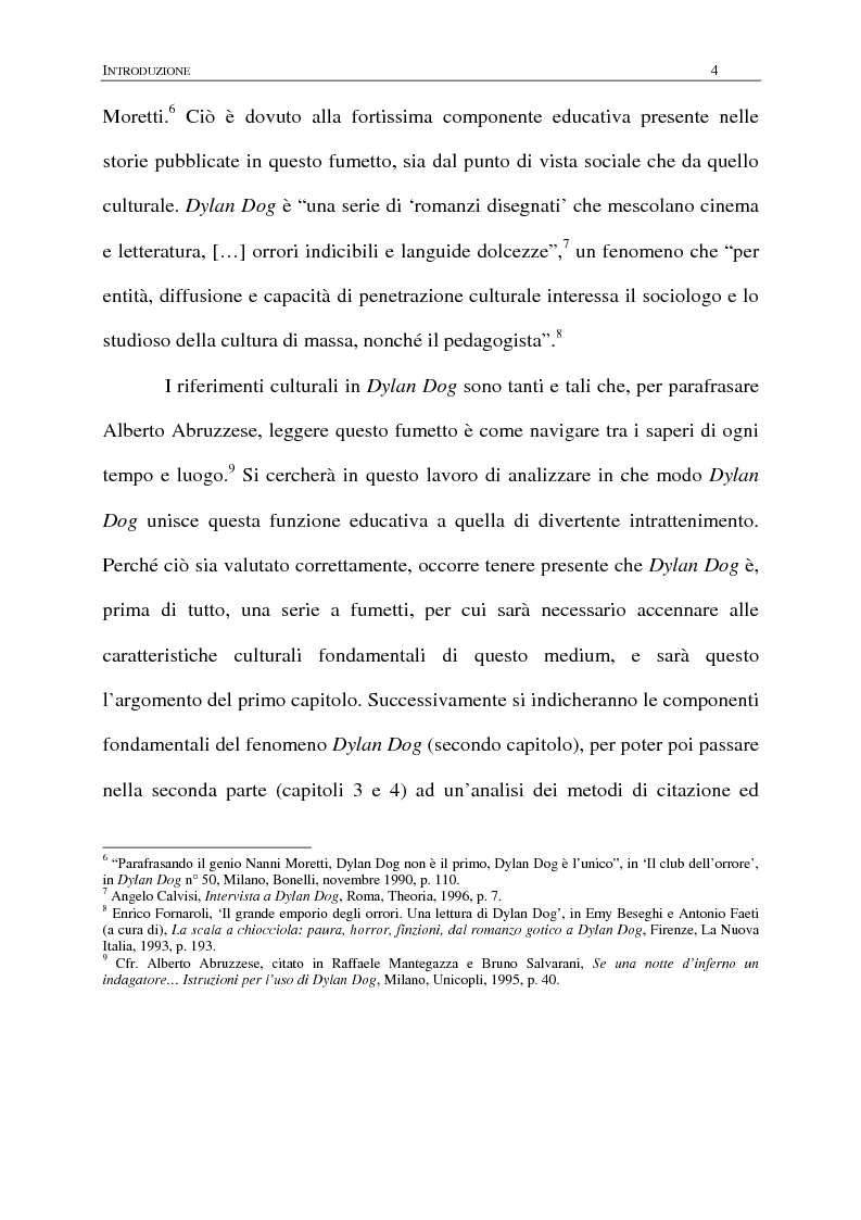 Anteprima della tesi: Dylan Dog; ovvero: come navigare nei saperi di ogni tempo e cultura, Pagina 2