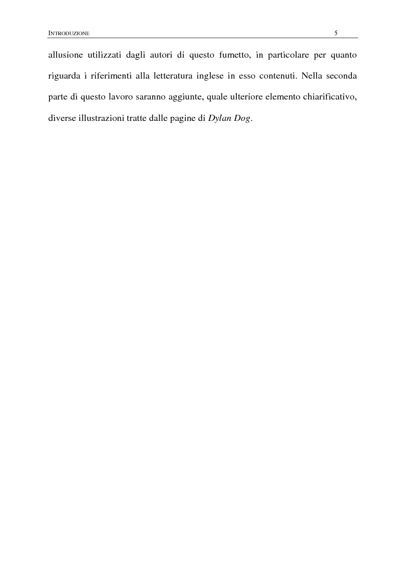 Anteprima della tesi: Dylan Dog; ovvero: come navigare nei saperi di ogni tempo e cultura, Pagina 3