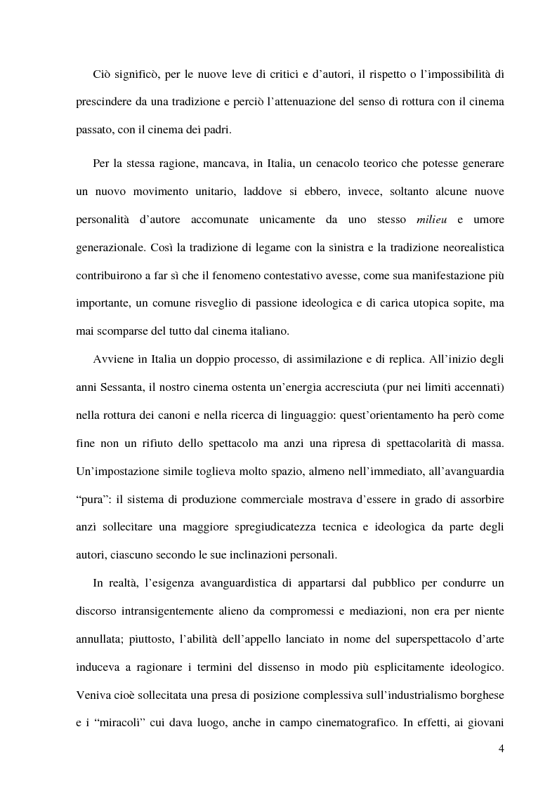 Anteprima della tesi: Politica e militanza: le riviste cinematografiche negli anni Settanta, Pagina 4