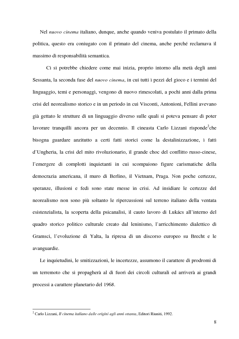 Anteprima della tesi: Politica e militanza: le riviste cinematografiche negli anni Settanta, Pagina 8