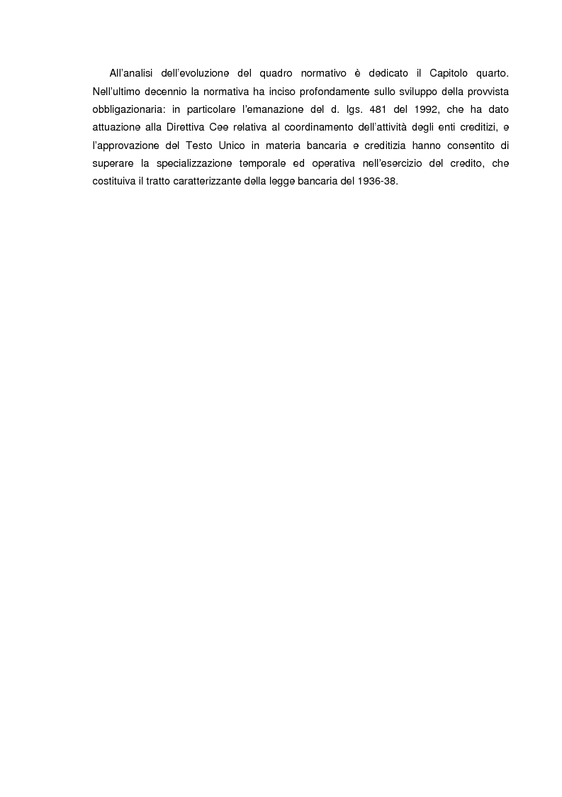 Anteprima della tesi: La raccolta tramite obbligazioni nella gestione delle banche: aspetti operativi e di mercato, Pagina 3