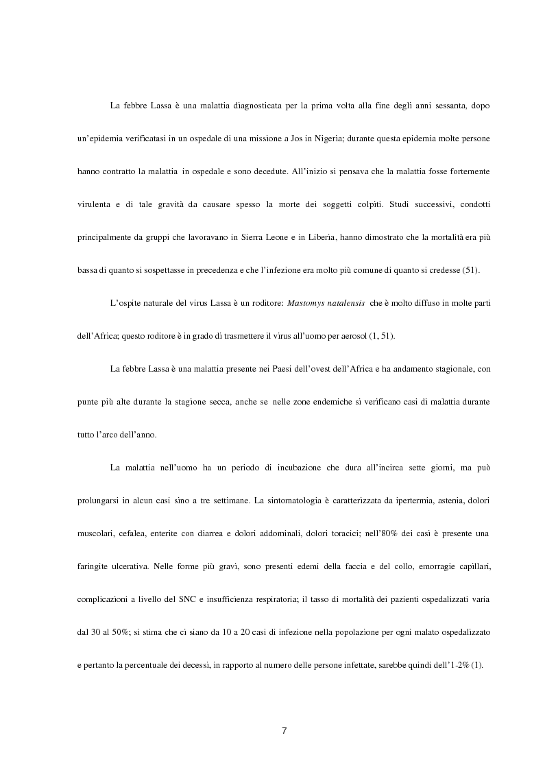 Anteprima della tesi: Aspetti epidemiologici della Crimean-Congo Haemorragic Fever, con particolare riferimento all'allevamento e alla macellazione dello struzzo, Pagina 5
