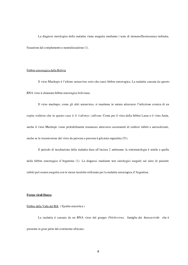 Anteprima della tesi: Aspetti epidemiologici della Crimean-Congo Haemorragic Fever, con particolare riferimento all'allevamento e alla macellazione dello struzzo, Pagina 7