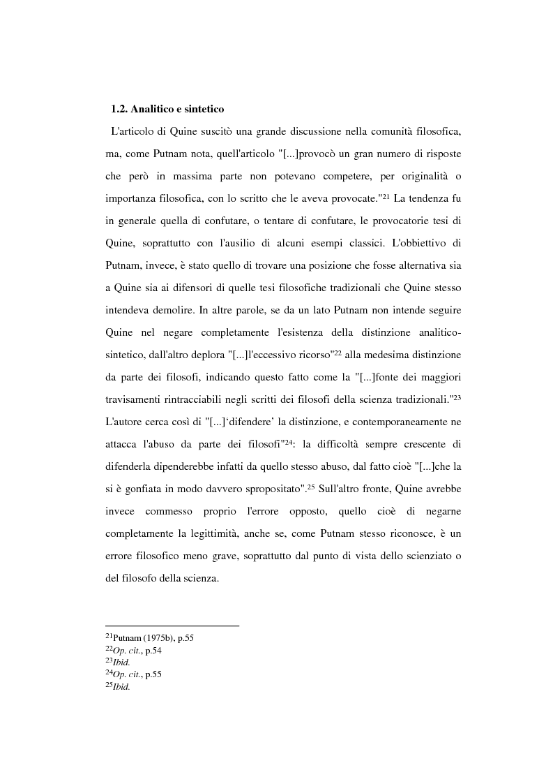 Anteprima della tesi: La filosofia della scienza di Hilary Putnam, Pagina 10