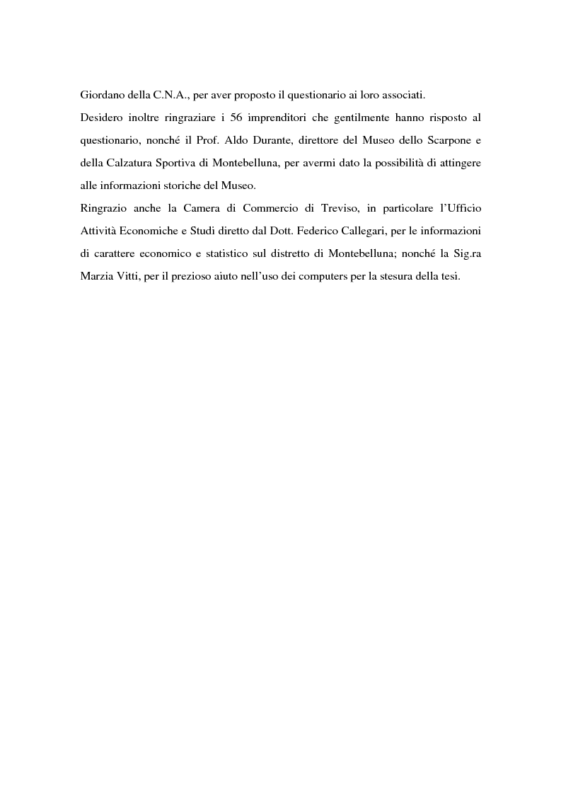 Anteprima della tesi: Come si formano gli imprenditori. Il caso di Montebelluna, Pagina 2