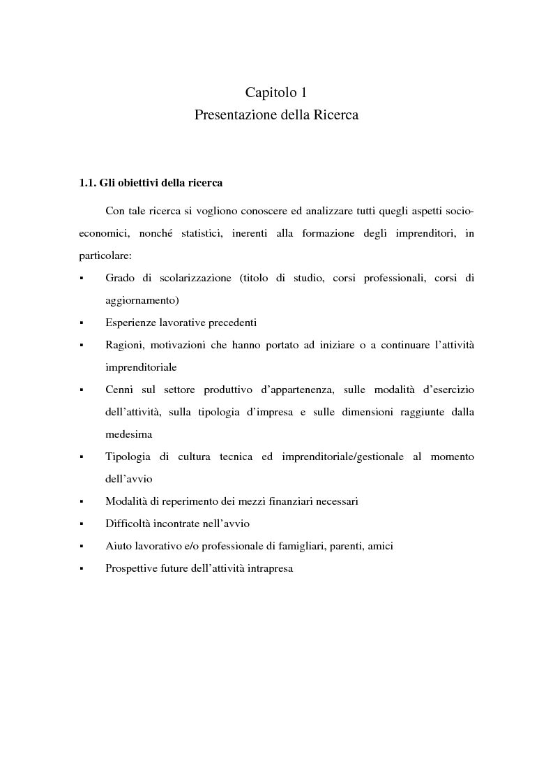 Anteprima della tesi: Come si formano gli imprenditori. Il caso di Montebelluna, Pagina 4