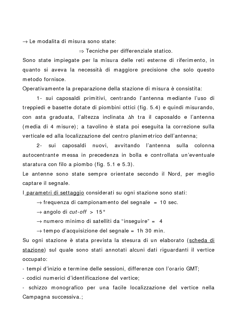 Anteprima della tesi: Applicazione di tecniche di geodesia spaziale e di geodimetria classica ed automatica allo studio delle deformazioni del suolo, Pagina 6