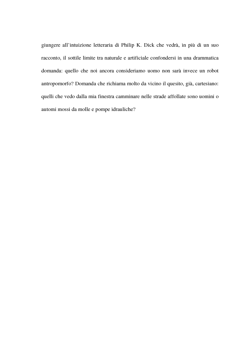 Anteprima della tesi: Alcuni aspetti della metamorfosi tecnologica dell'uomo, Pagina 4