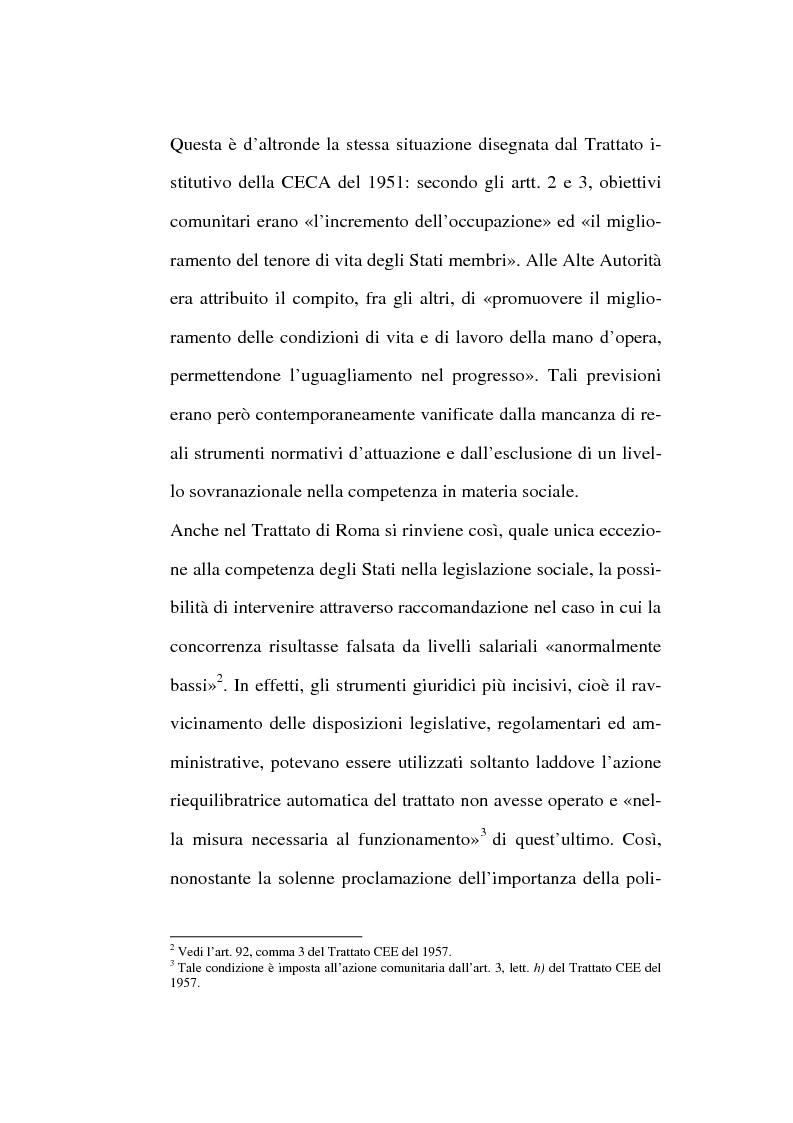 Anteprima della tesi: La contrattazione collettiva europea, Pagina 2