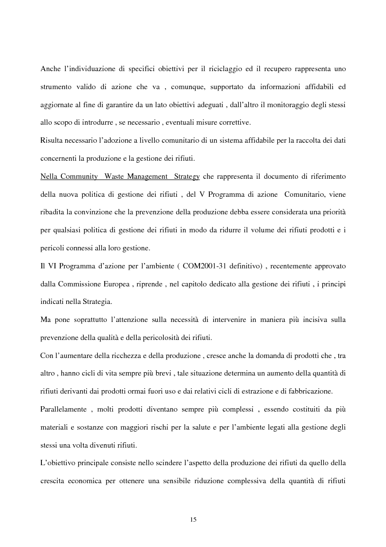 Anteprima della tesi: L'industria del riciclo dei rifiuti solidi. Il caso del legno, Pagina 10