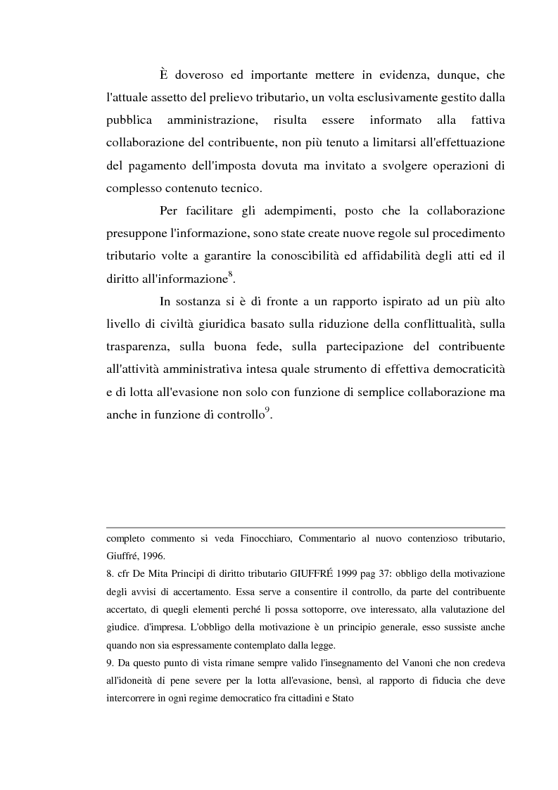 Anteprima della tesi: Accertamento con adesione e conciliazione giudiziale nel sistema tributario, Pagina 4
